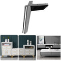 LH-FJ0039 Metal Furniture Support Legs, Height: 8cm(Gun Black)