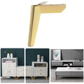 LH-FJ0039 Metal Furniture Support Legs, Height: 10cm(Titanium)