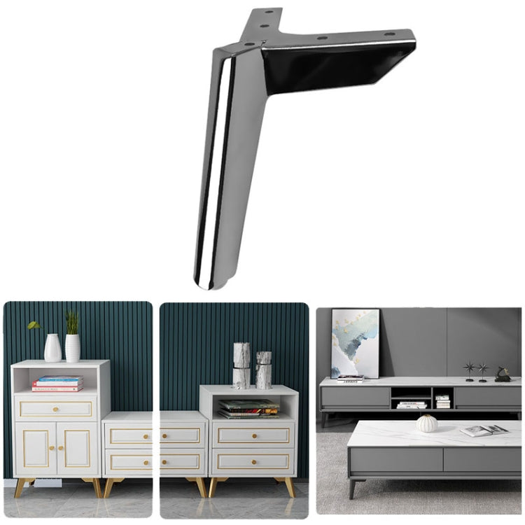 LH-FJ0039 Metal Furniture Support Legs, Height: 12cm(Gun Black)
