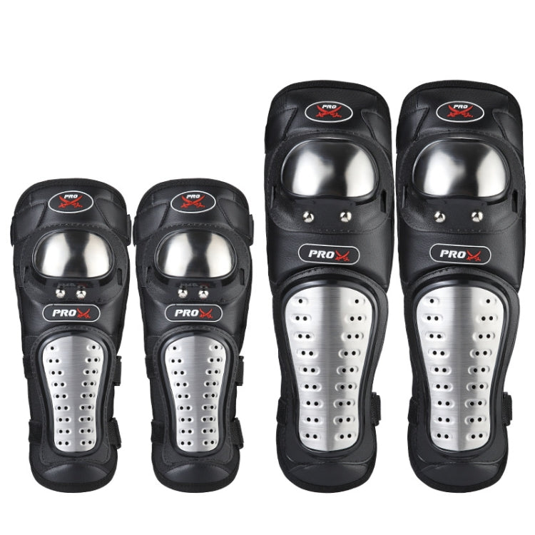PRO-BIKER RH-1010 Motorcycle Keep Warm Anti-Fall Stainless Steel Protective Gear(Knee Pads + Elbow Pads)