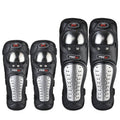 PRO-BIKER RH-1010 Motorcycle Keep Warm Anti-Fall Stainless Steel Protective Gear(Knee Pads + Elbow Pads)