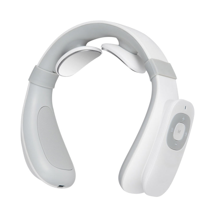 Smart Charging Neck Pulse Cervical Massager, Specification: English(White)
