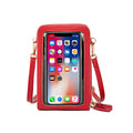 SJ617 Multifunctional Touch Screen Phone Bag Single-shoulder Bag(Red)