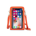 SJ617 Multifunctional Touch Screen Phone Bag Single-shoulder Bag(Orange)