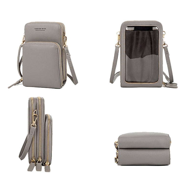 SJ617 Multifunctional Touch Screen Phone Bag Single-shoulder Bag(Royal Blue)
