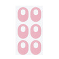 Latex Anti-Wear Callus Protection Sticker(Pink Elliptical)