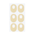 Latex Anti-Wear Callus Protection Sticker(Skin Color Elliptical)