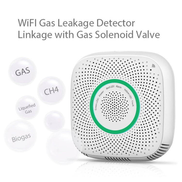 TY-GSA-87 Smart Home WIFI Gas Detector, Specification: US Plug