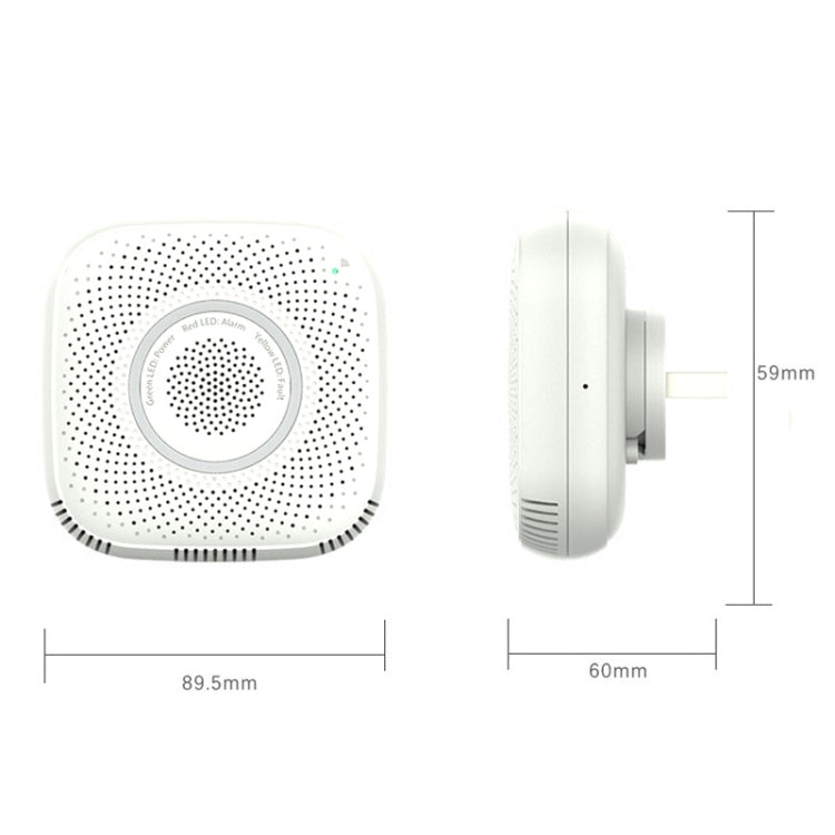 TY-GSA-87 Smart Home WIFI Gas Detector, Specification: UK Plug