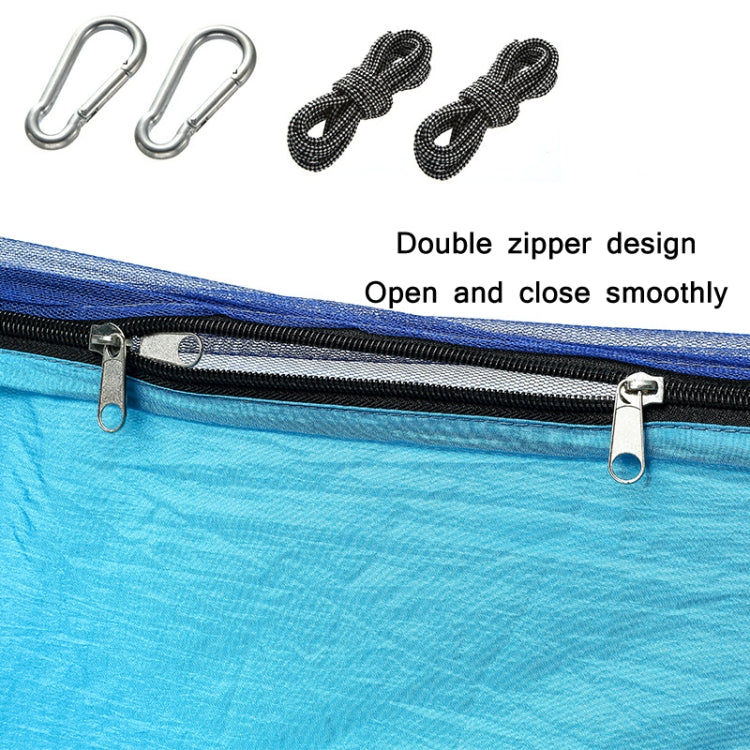 Outdoor Camping Anti-Mosquito Quick-Opening Hammock, Spec: Double (Pink+Sky Blue)