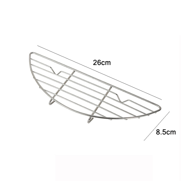 304 Stainless Steel Camping BBQ Frying Pan Steaming Rack, Size: 26x8.5cm