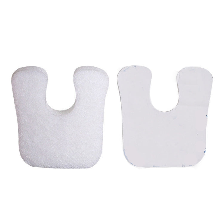 U-Type Sheep Felt Hairy Function Stickers(White)