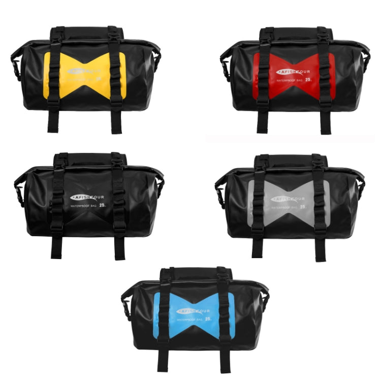 AFISHTOUR FM2021 Large Capacity Waterproof Motorcycle Rear Seat Bag, Color: Grey