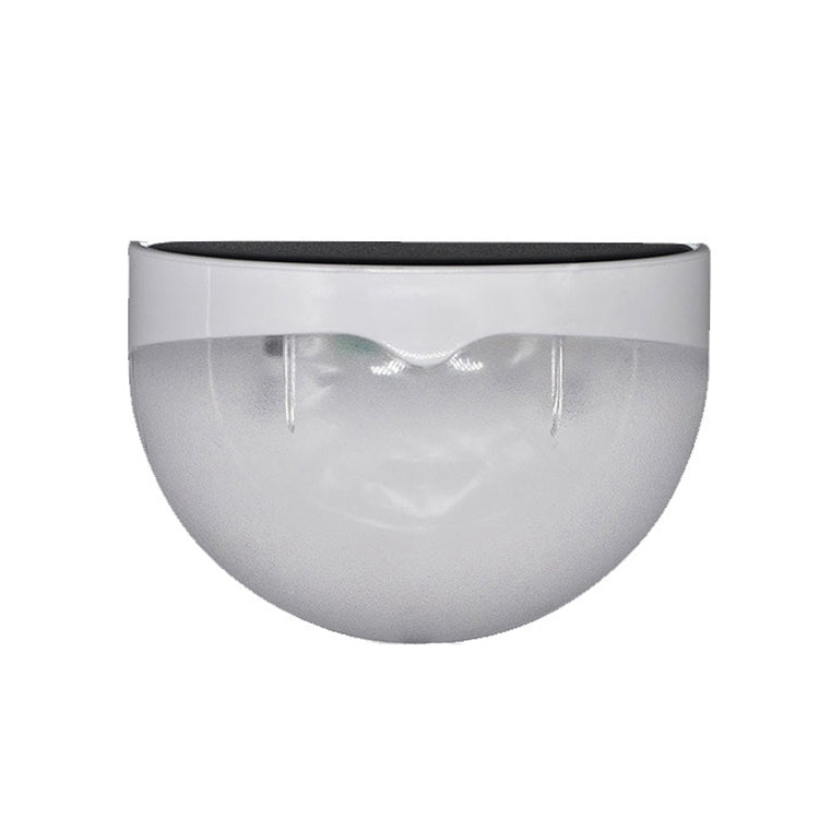 N760B 6 LEDs Outdoor Rain-Proof Solar Semicircular Sensing Wall Light(White Light)