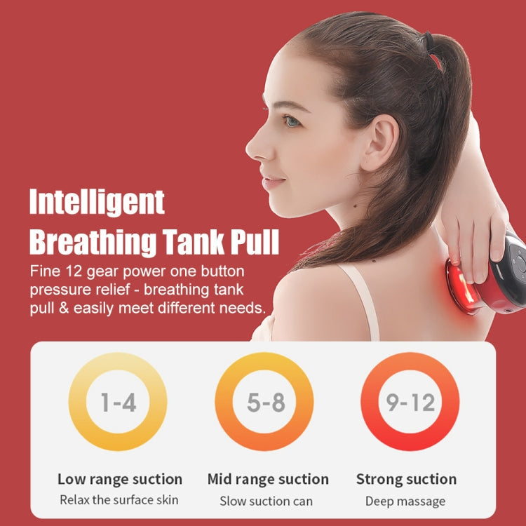 12-speed Charging Electric Cupping Massage Device(Blue)