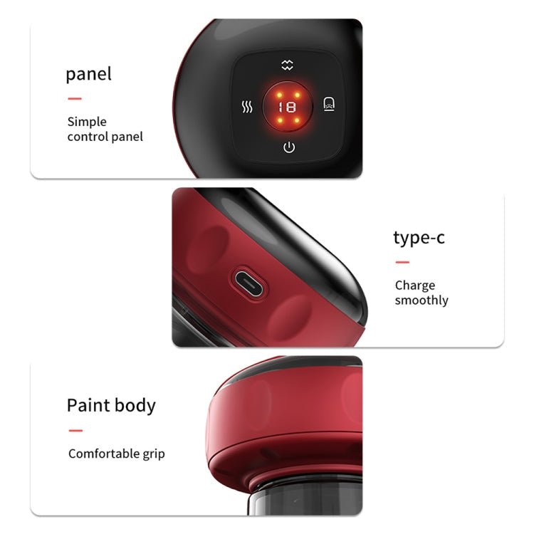 12-speed Charging Electric Cupping Massage Device(Black)