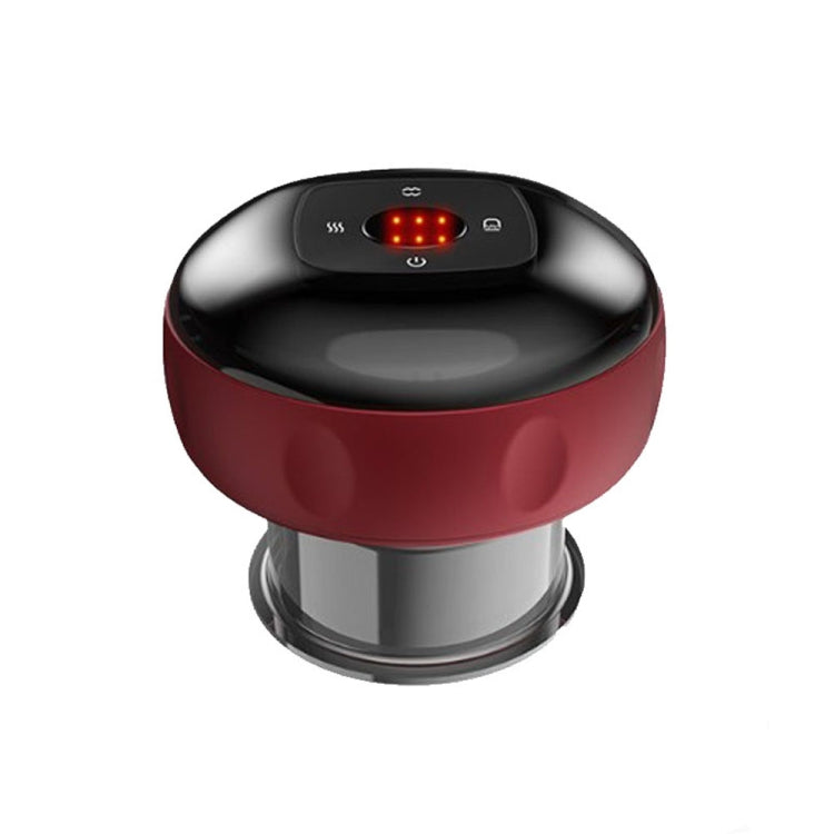 6-speed Charging Electric Cupping Massage Device(Red Wine)