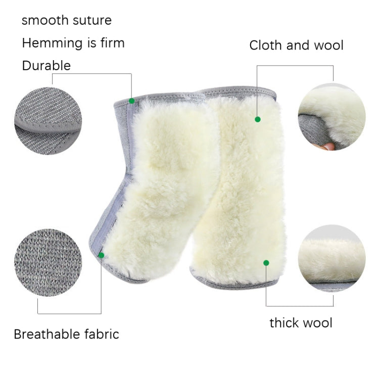 Warm And Thickening Anti-Cold Wind Riding Protective Gear(Gray L)