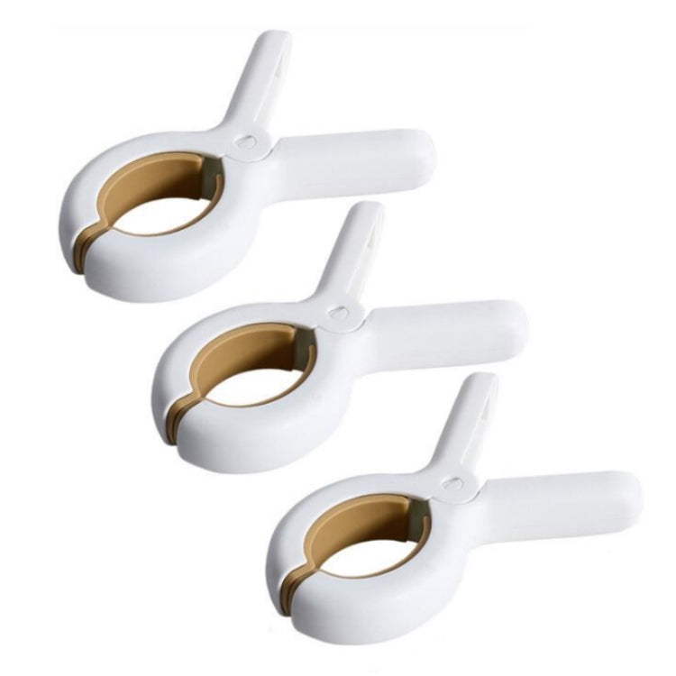 3 PCS Yellow Household Plastic Windproof Sheet Fixed Clothespin Hanger Clip