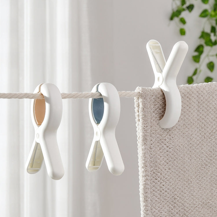 3 PCS Blue Household Plastic Windproof Sheet Fixed Clothespin Hanger Clip