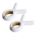 2 PCS Large Yellow Household Plastic Windproof Sheet Fixed Clothespin Hanger Clip