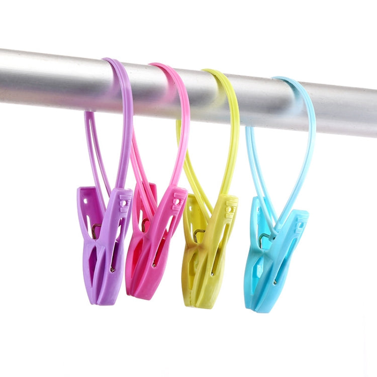 6 Packs Multifunctional Plastic Windproof Quilt Clothes Sock Clip