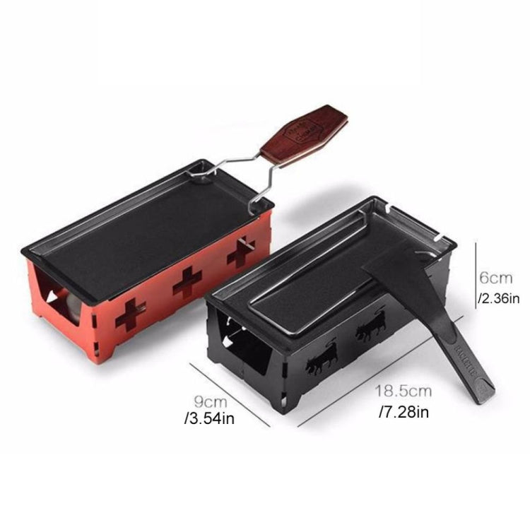 Mini Cheese Grill ,Specification: Steel Handle Black Set