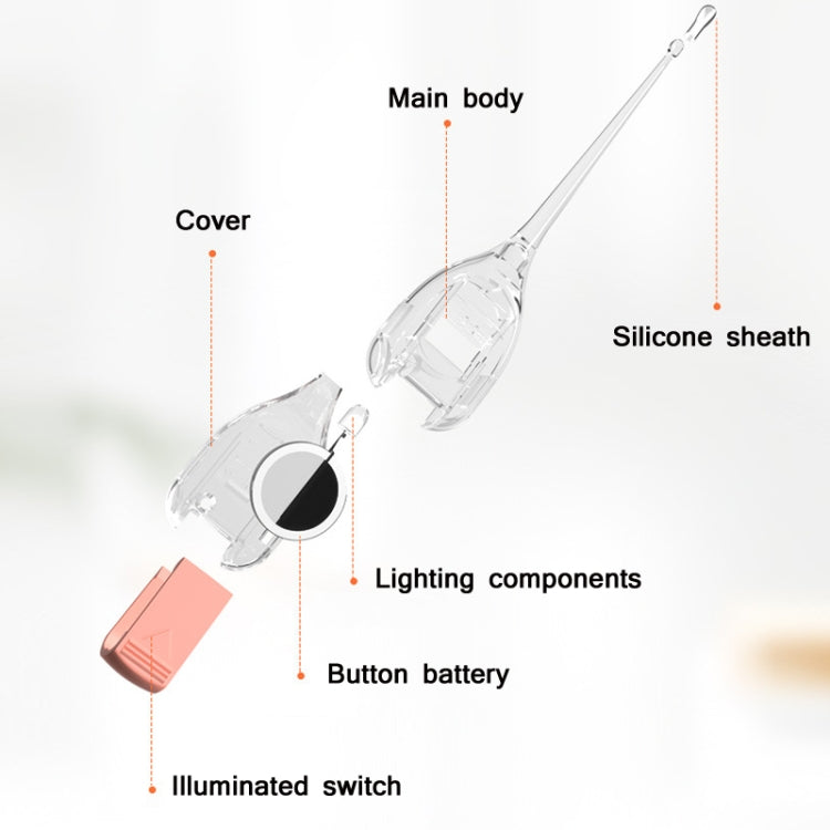 Visual Luminous Ear Scoop For Children(Pink)