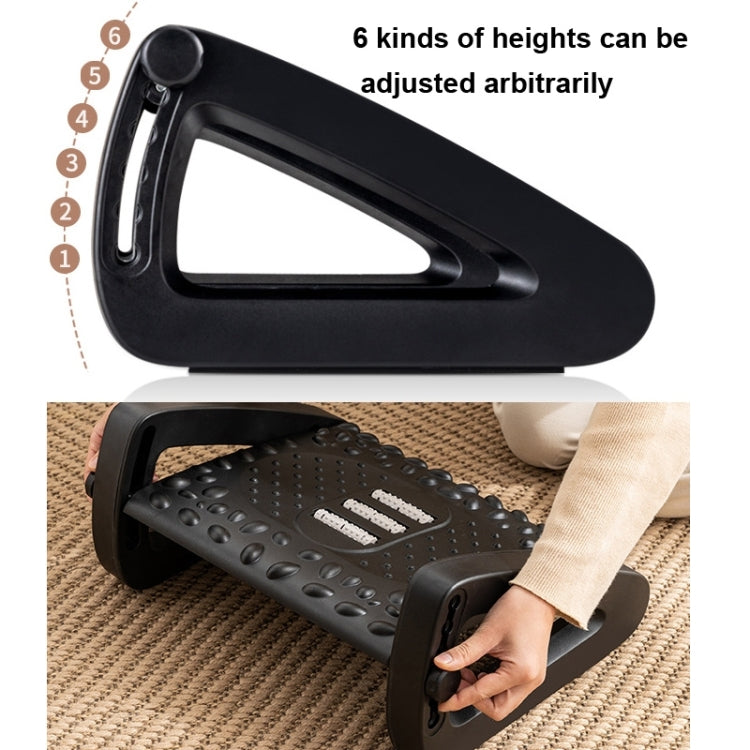 Office Computer Set Up Foot Stool Foot Massage Pedal(Pink)