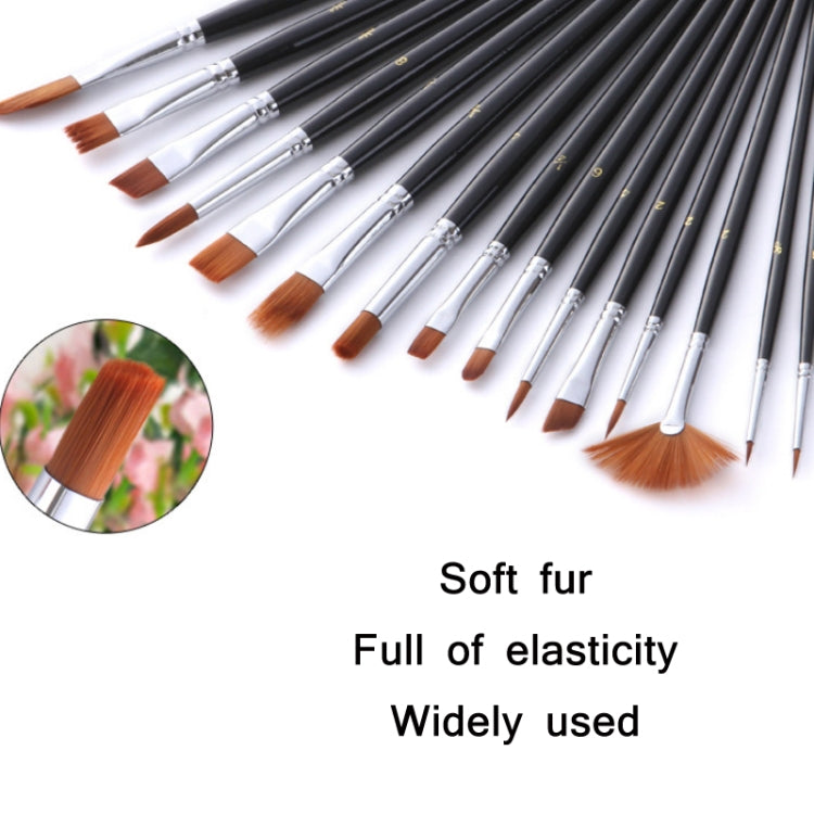 19 PCS/Set Nylon Hair Oil Brush With Cloth Bag Set(16 Brush +1 Cloth Bag +1 Plate + Scraper)