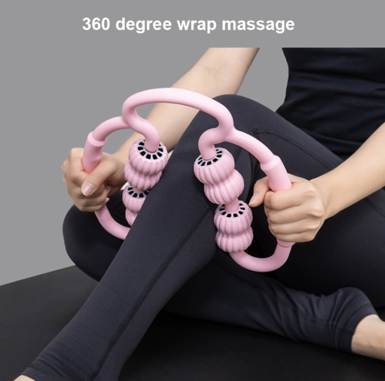 Ring-shaped Stovepipe Foam Roller Massage Roller(Random Color Deliver)