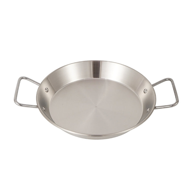Outdoor Camping Stainless Steel Binaural Pans(24cm)