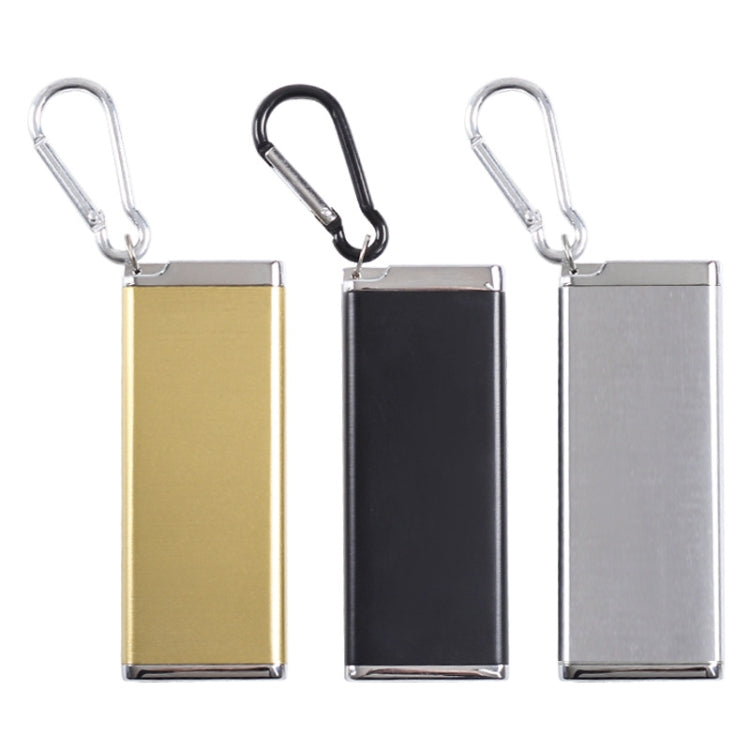 Portable Cigarette Case Portable With Lid Sealed Ashtray, Color: Silver