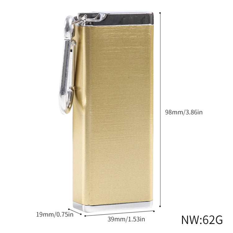 Portable Cigarette Case Portable With Lid Sealed Ashtray, Color: Silver