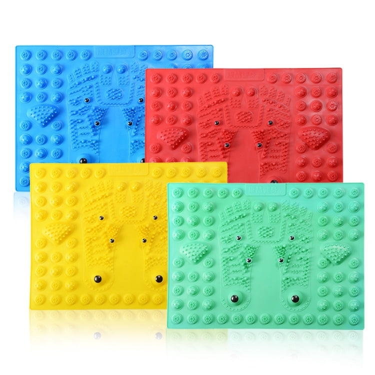 Fitness Toe Pressing Board Foot Magnetic Therapy Massage Pad(Yellow)