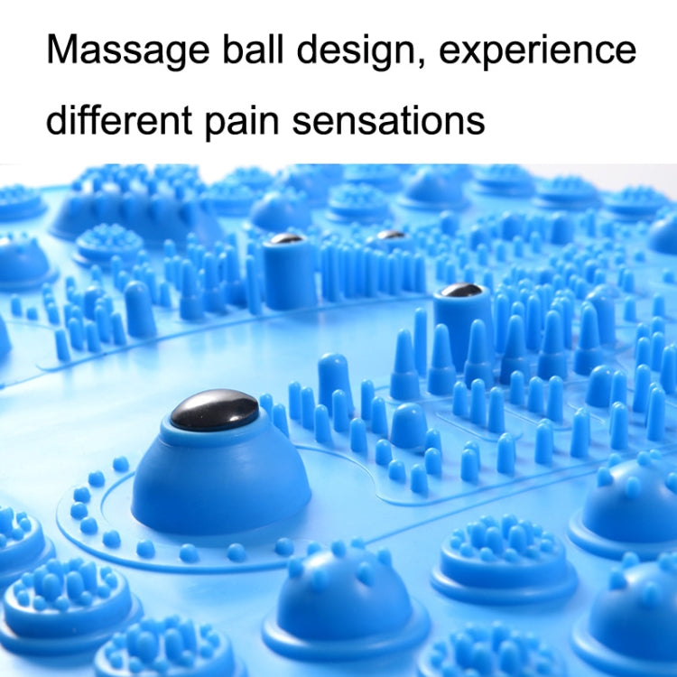 Fitness Toe Pressing Board Foot Magnetic Therapy Massage Pad(Blue)