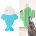 Non-slip and Moisture-proof Scratch Resistant Sisal Cat Scratch Pad(Small Fish)
