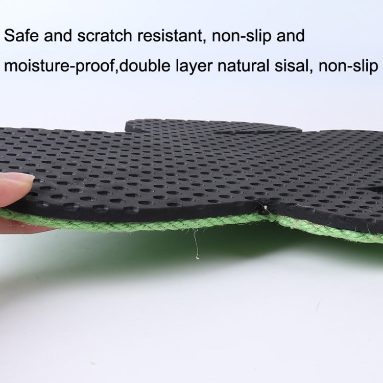 Non-slip and Moisture-proof Scratch Resistant Sisal Cat Scratch Pad(Small Fish)