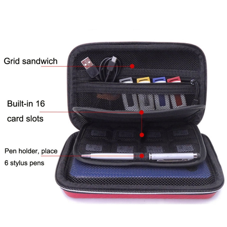 GHKJOK GH1818 EVA Protective Game Console Bag For Nintendo 3DS XL(Blue)