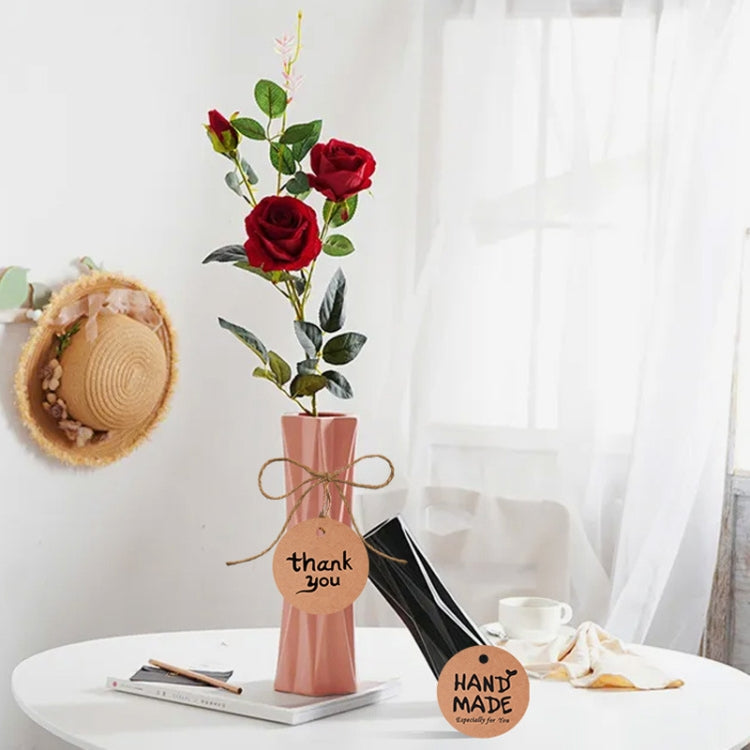 5 Bags 100PCS/Bag Kraft Paper Gift Tags Hang Tags(L-26)