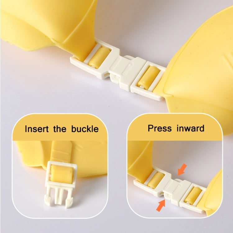 Baby Shampoo Waterproof Adjustable Ear Guards(Lemon Yellow)