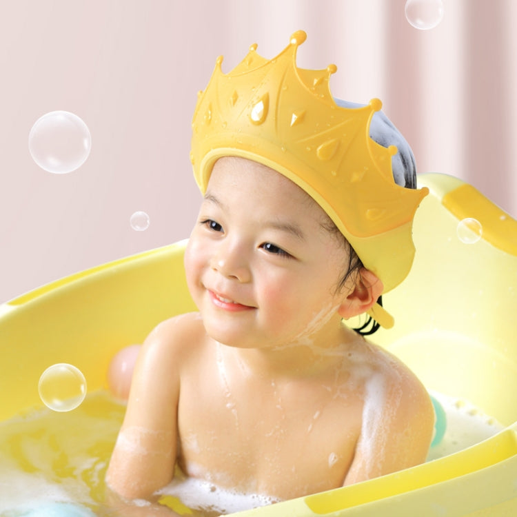 Baby Shampoo Waterproof Adjustable Ear Guards(Lemon Yellow)