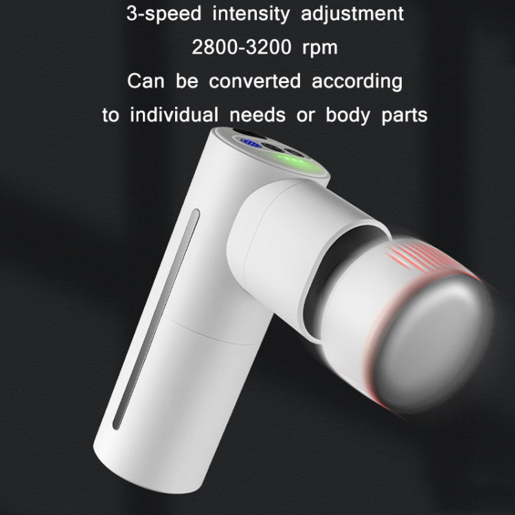 Cooling Hot Compress Fascia Muscle Relaxation Brushless Massager(Metal Gray)