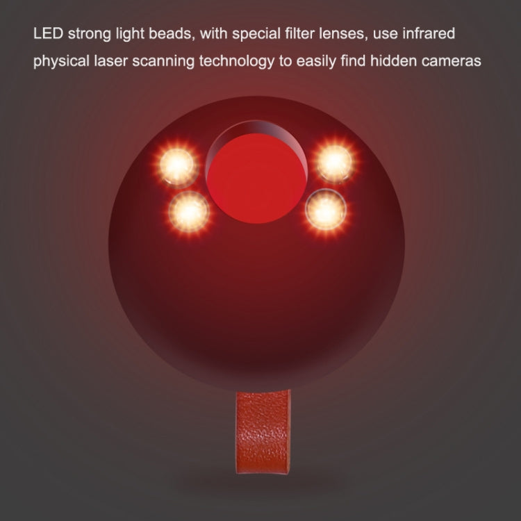 Smoovie Room 4LED Beads Infrared Camera Detector(Black)