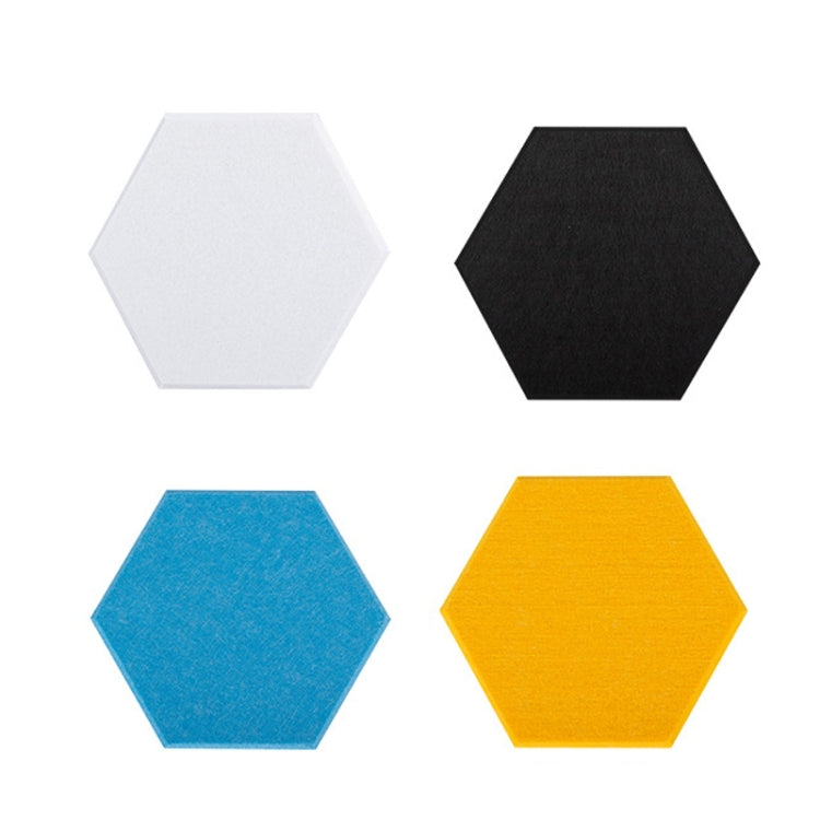Polyester Fiber Wall Decoration Sound Insulation Cotton Sound Absorbing Board, Style: Without Glue (Black)