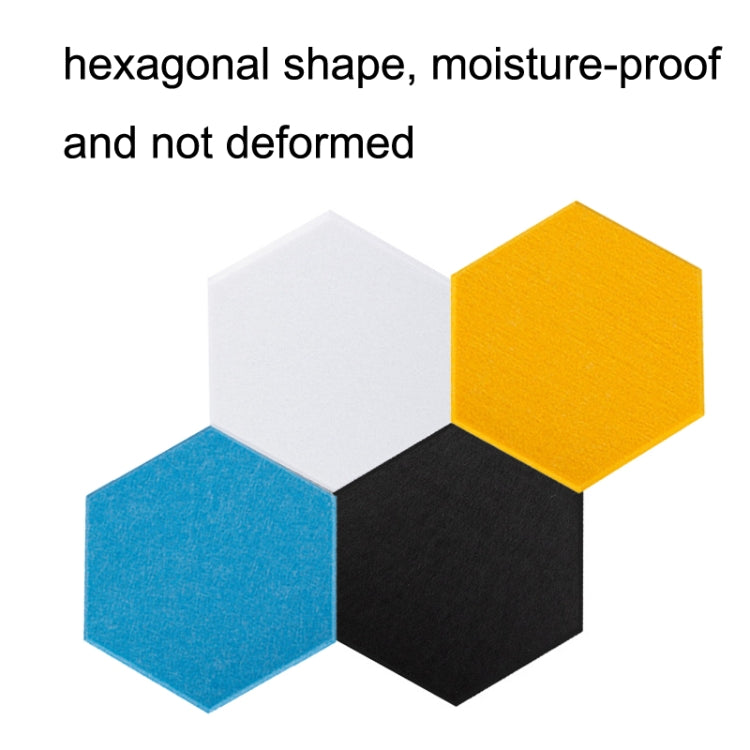 Polyester Fiber Wall Decoration Sound Insulation Cotton Sound Absorbing Board, Style: Without Glue (Black)