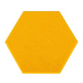 Polyester Fiber Wall Decoration Sound Insulation Cotton Sound Absorbing Board, Style: With Glue (Orange Yellow)