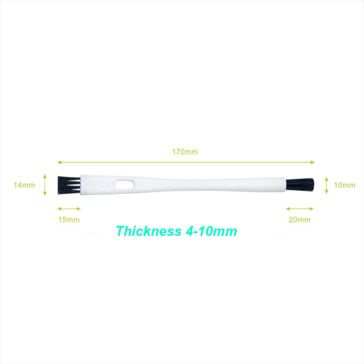 15 PCS Double-ended Cleaning Brush Coffee Maker Grinder Small Bristle Brush(Random Color Delivery)