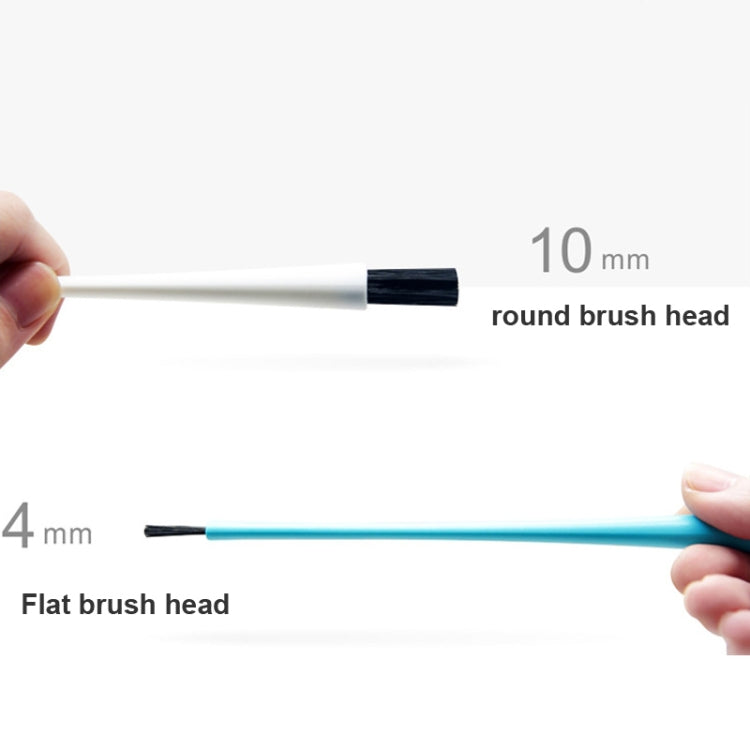 15 PCS Double-ended Cleaning Brush Coffee Maker Grinder Small Bristle Brush(Random Color Delivery)