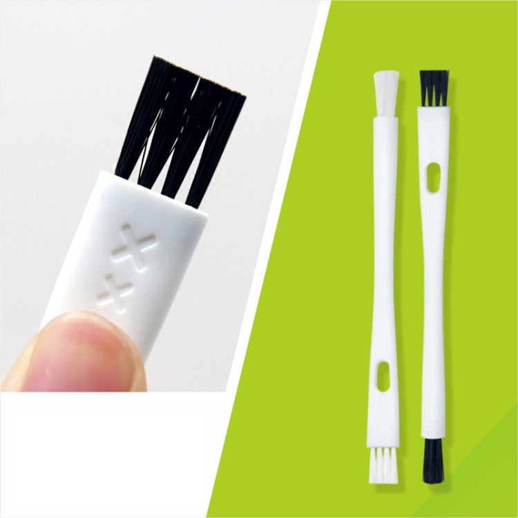 15 PCS Double-ended Cleaning Brush Coffee Maker Grinder Small Bristle Brush(Random Color Delivery)